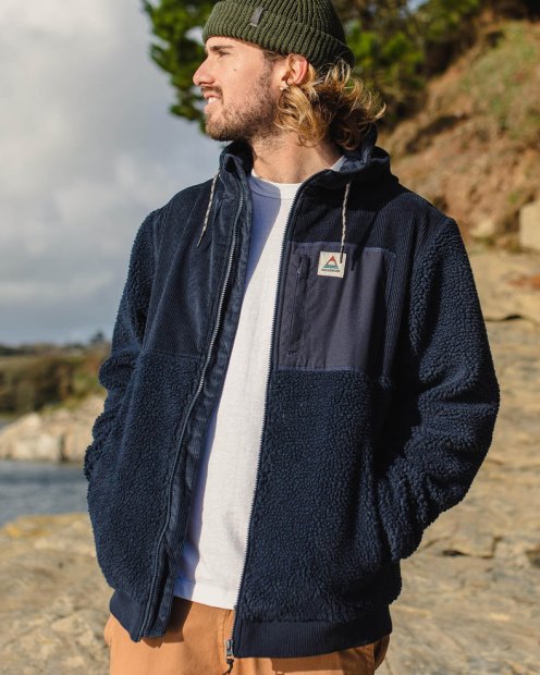Passenger Exclusive Adventure Recycled Hochflor-Sherpa-Fleece Deep Navy
