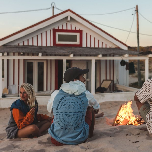 Ausgeblichener Jeansstoff