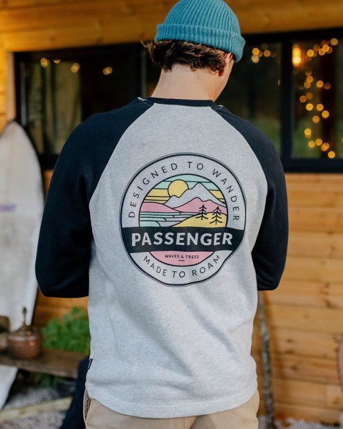 Passenger Exclusive Odyssey Sweatshirt Aus Recycelter Baumwolle Grau Meliert
