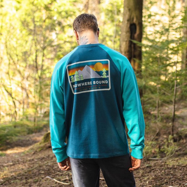 Passenger Exclusive Tourer-Sweatshirt Aus Recycelter Baumwolle Viridiangrün
