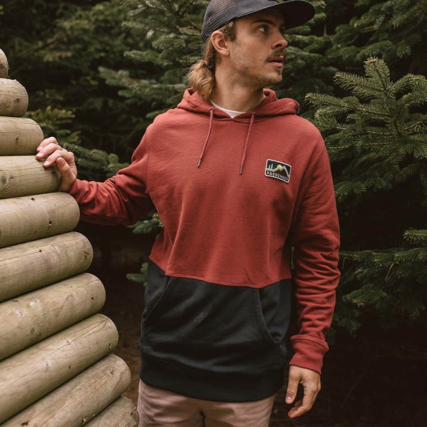 Passenger Exclusive Paramount Hoodie Aus Recycelter Baumwolle, Rostrot