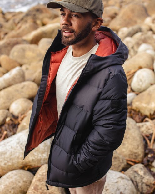 Passagiere Exklusive Manitoba Recycelte Jacke True Black