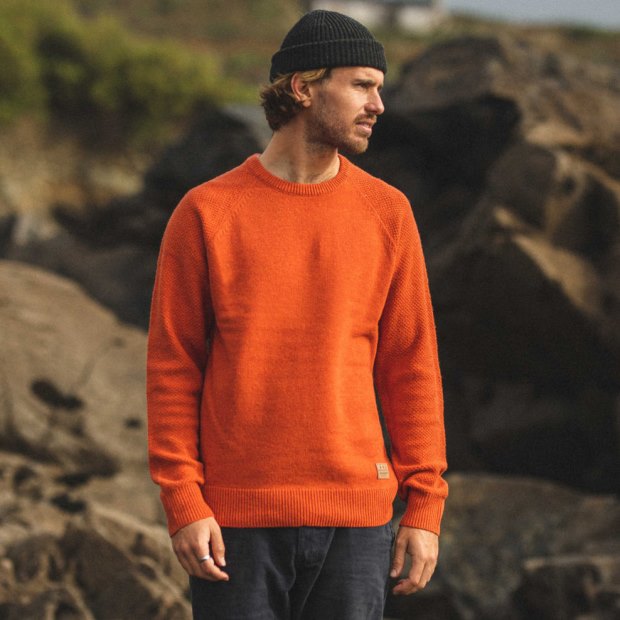 Passenger Exclusive Kabine Strickpullover Sunset Orange