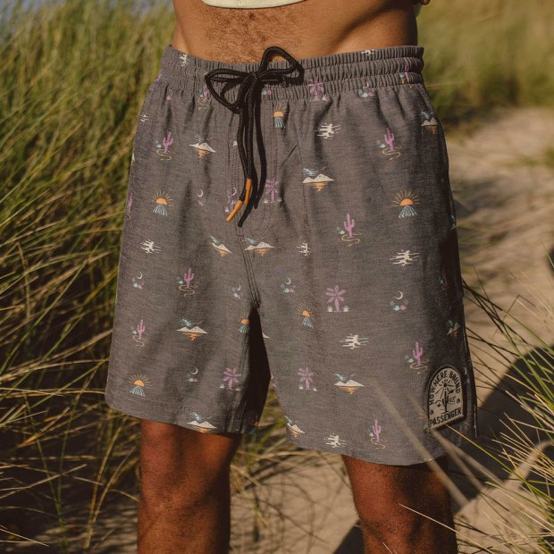 Passenger Exclusive Ponoma Allzweck-Badeshorts Joshua Tree Black