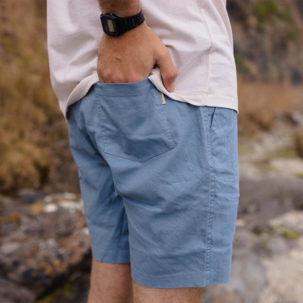 Passenger Exclusive Drifter Hanf Walk Short Blue Shadow