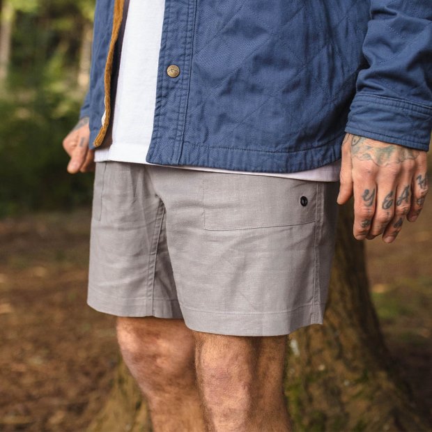 Passenger Exclusive Adventure Hanf Allzweck Short Frostgrau