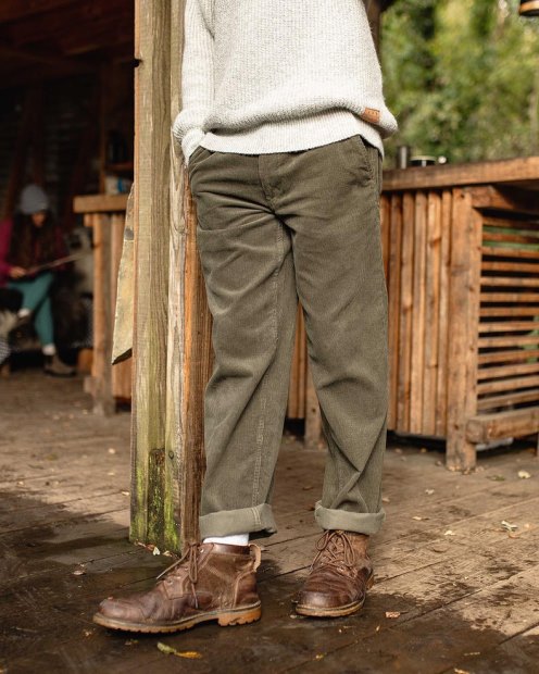 Passenger Exclusive Adventurer Cordhose Dusty Olive