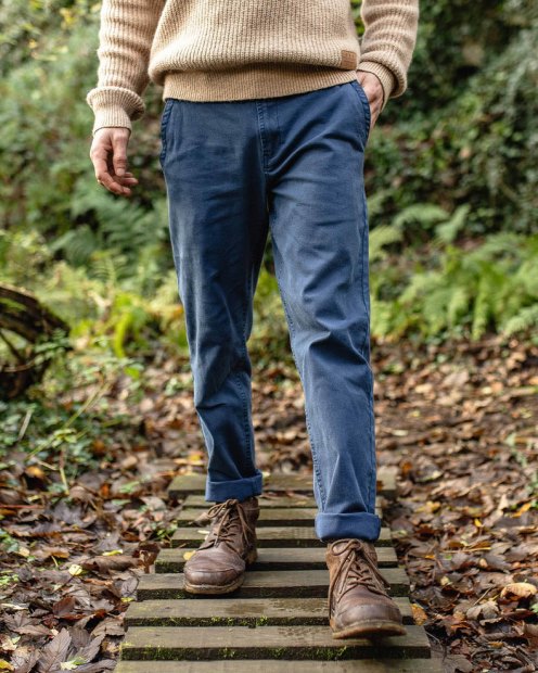 Passenger Exclusive 365 Hose Aus Bio-Baumwolle, Dunkler Denim