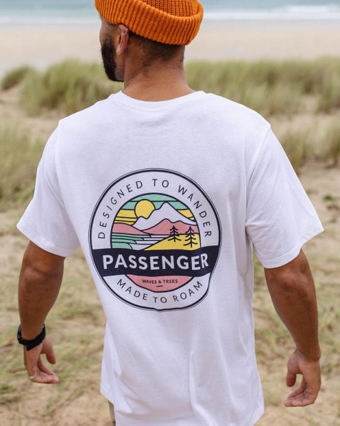 Passagiere Exklusives Odyssey T-shirt Aus Recycelter Baumwolle Weiß