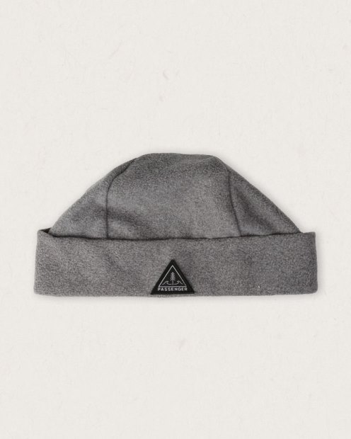 Passenger Exclusive Wanderer Recycled Polar Beanie Grau Meliert