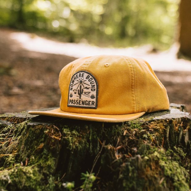 Passenger Exclusive Hazy Low Profile Cap Aus Recycelter Baumwolle Sunrise Orange