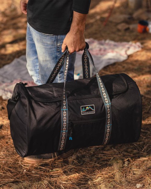 Passenger Exclusive Weekender Seesack Aus Recyceltem Polyester, 58 L, Schwarz