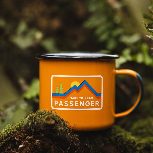 Passenger Exclusive Brewster Emaille-Becher Sunray Orange