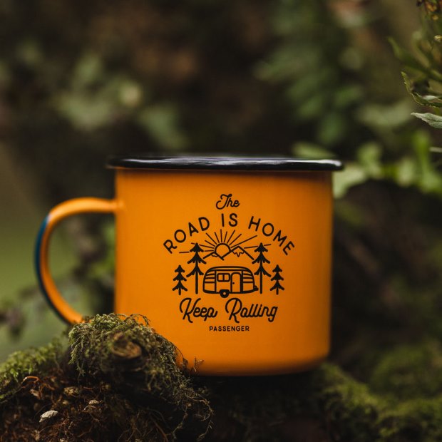 Passenger Exclusive Feuerstein-Emaille-Tasse Sunray Orange