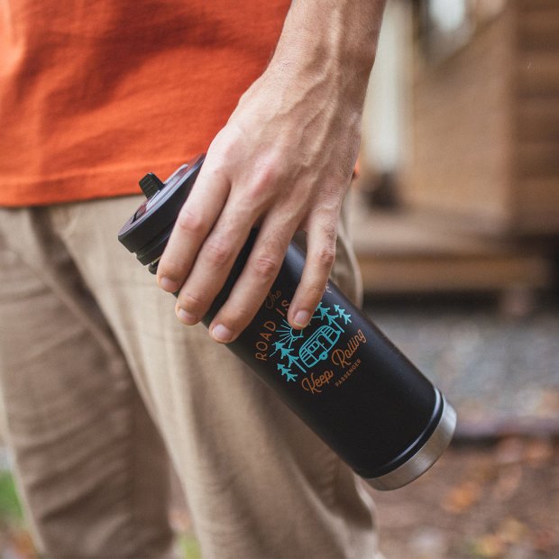 Passenger Exclusive Mizu X Passenger Exclusive 620 Ml Trinkflasche Mit Wasserfilter Schwarz