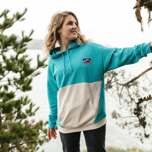 Passenger Exclusive Vista Oversize-Hoodie Aus Recycelter Baumwolle In Viridiangrün