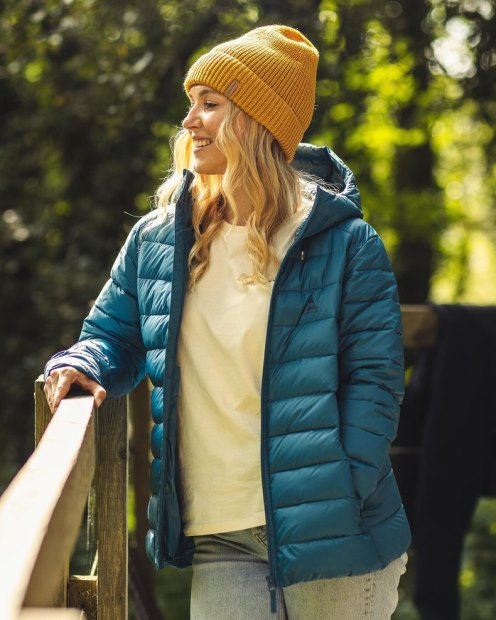 Passenger Exclusive Pow Recycelte Isolierte Jacke Blauer Stahl