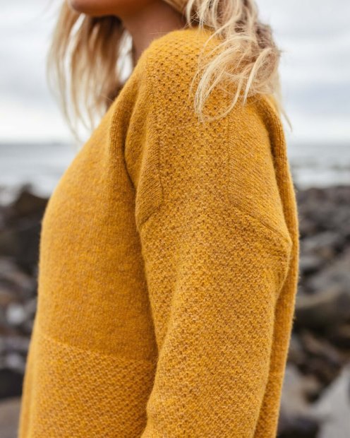 Passenger Exclusive Cove Recycling-Strickpullover Amber Gold