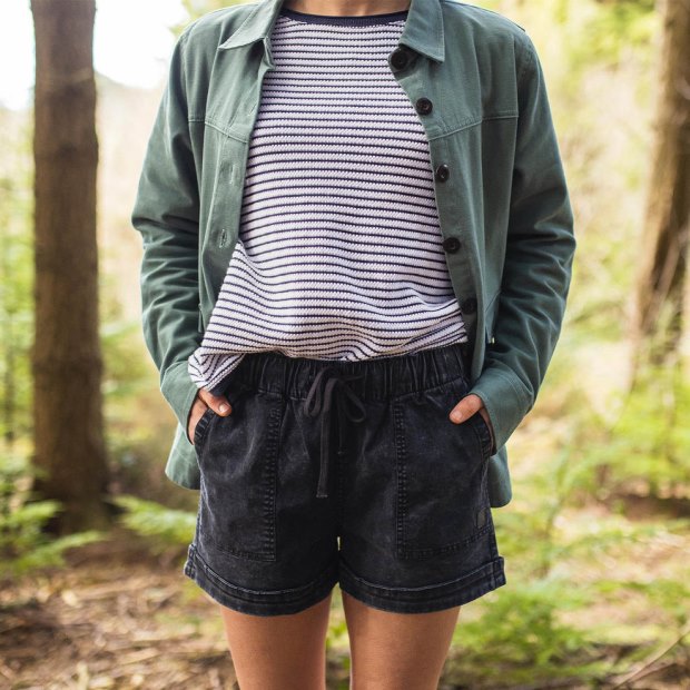 Passenger Exclusive Carriso Shorts Aus Bio-Baumwolle Schwarz