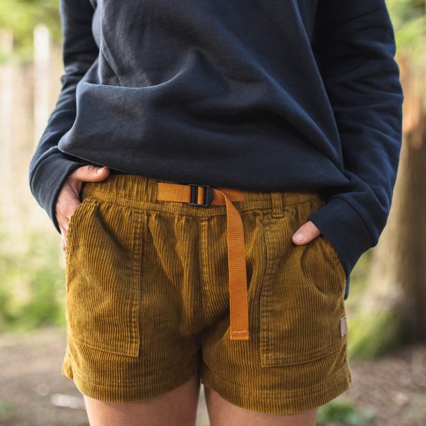 Passagier Exklusive Del Sur Shorts Aus Recyceltem Cord Tapenade