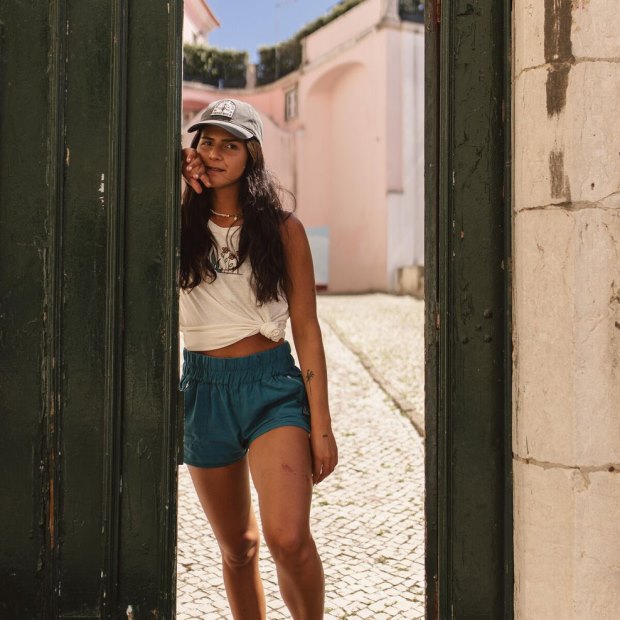 Nur Für Passagiere Da Draußen Bio-Allzweck-Badeshorts Blaue Koralle