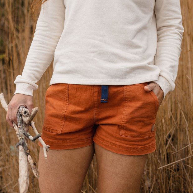 Passenger Exclusive Del Sur Shorts Aus Bio-Baumwolle In Bombay-Braun