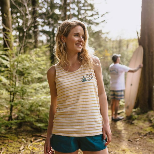 Ockergelber Streifen