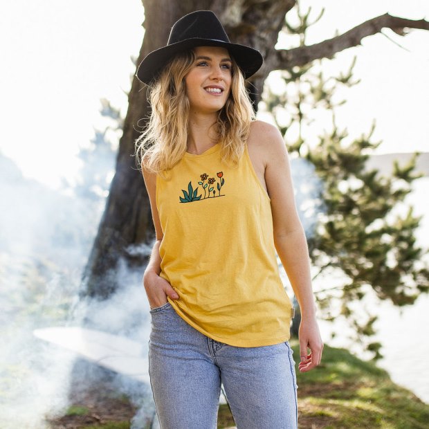 Passenger Exclusive Grown To Roam Hanfweste Ockergelb