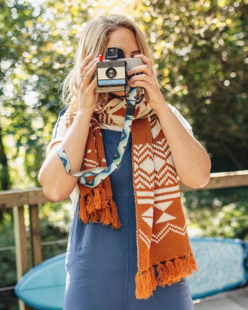 Passenger Exclusive Schal Aus Recyceltem Acryl An Der Westküste, Glasierter Ingwer