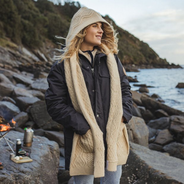 Passenger Exclusive Wandernder Kapuzenschal Birke