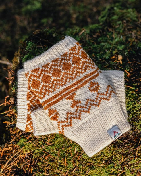 Passenger Exklusive Flurry Fingerlose Fäustlinge Mit Recyceltem Fleece Gefüttert Glasierter Ingwer